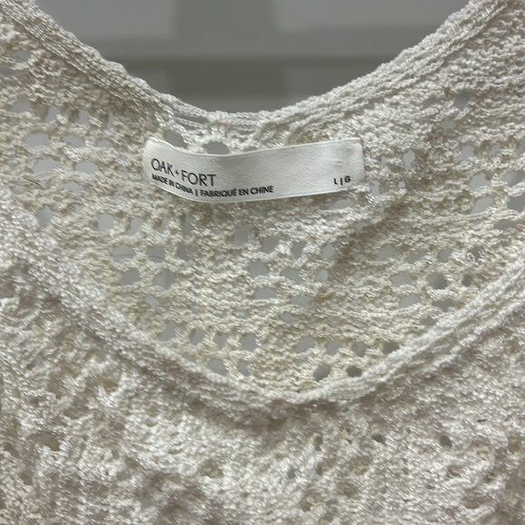OAK + FORT CROCHET CROPPED TANK - Picture 3 of 3